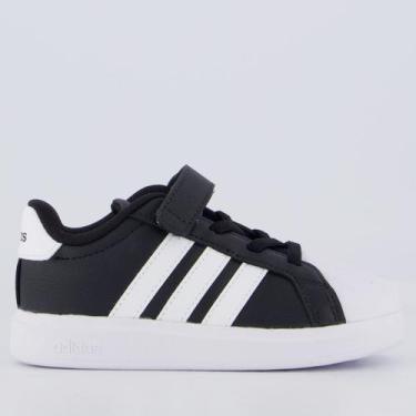 Imagem de Tênis Adidas Streettalk Infantil Preto e Branco, 25