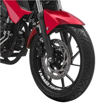 Imagem de Adesivo Premium Roda Yamaha Fz25 Cor Branco