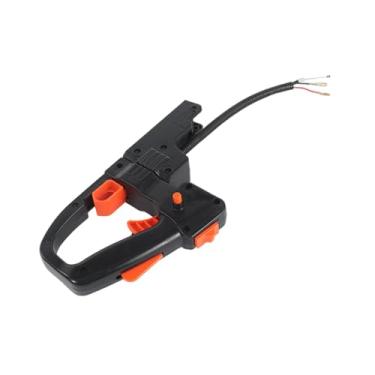 Imagem de Bothyi Alavanca do interruptor do acelerador para roçadeiras a gasolina 60 N, peça de reposição antiderrapante, acessório com design ergonômico e montagem.