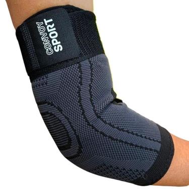 Imagem de Cotoveleira Ajustável Epicondilite Protetor Cotovelo Tensor-Unissex