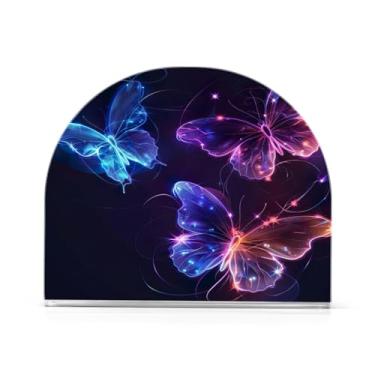 Imagem de Qilmy Porta-guardanapos de borboleta realista para mesas – Porta-guardanapos para cozinha, porta-guardanapos de mesa, porta-guardanapos de coquetel, porta-guardanapos de papel672