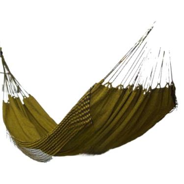 Imagem de Rede Dupla ConfortáVel – Perfeita Para Relaxar No Jardim, Quintal Ou Varanda(Rede Descanso Ouro c/Preto)