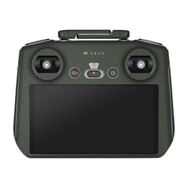 Imagem de Capa antirriscos RC 2 para controle DJI RC2 decalque película para controle remoto AIR3 capa adesiva acessórios de equipamento de vídeo fotográfico (couro verde, para DJI RC2)