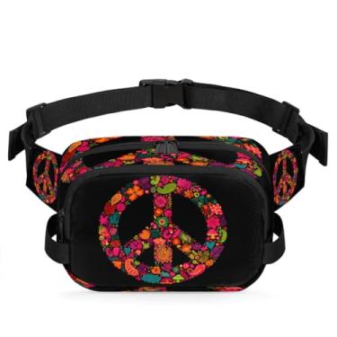 Imagem de Pochete colorida de libélula de vidro para mulheres e homens com alça ajustável, bolsa transversal, bolsa de peito, bolsa tiracolo, Cor 23