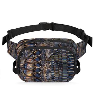 Imagem de Pochete de decoração étnica mandala para mulheres e homens com alça ajustável, bolsa transversal, bolsa de peito, bolsas de bumbum, Cor 7