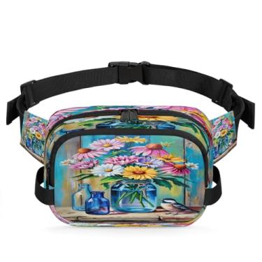 Imagem de Pochete roxa legal de caminhão para mulheres e homens com alça ajustável, bolsa transversal, bolsa de peito, bolsa tiracolo, Cor 15