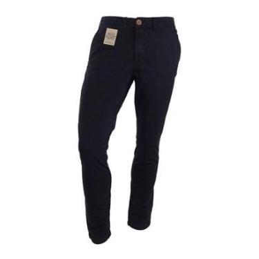Imagem de Calça Sarja Masculina Freesurf Slim Casual Preta - 110802-Masculino