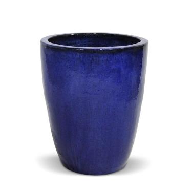 Imagem de Vaso Ceramico Taranto Vitrificado Azul 55×70cm