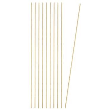 Imagem de PATIKIL 10 peças de hastes redondas de latão, 2 mm de diâmetro. 26 cm / 10,24 polegadas de comprimento H59 barras de metal sólido para artesanato DIY joias chapeamento reparação aula de ciência