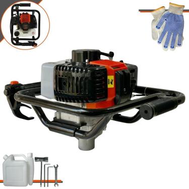 Imagem de Perfurador de Solo Trado Motorizado Sem Broca Vant VPS52 À Gasolina 2T 52cc 2HP 6.500rpm Alta Performance Para Elevação de Cercas