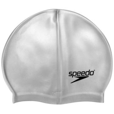 Imagem de Touca Speedo Flat, Prata, Único