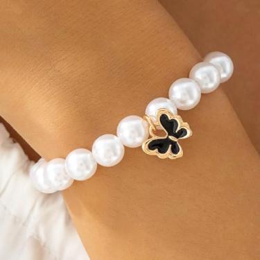 Imagem de Pulseiras femininas com contas boêmias, joias, presentes, Natal, Dia dos Namorados, amizade, Medium, Latão, Sem Pedra Preciosa