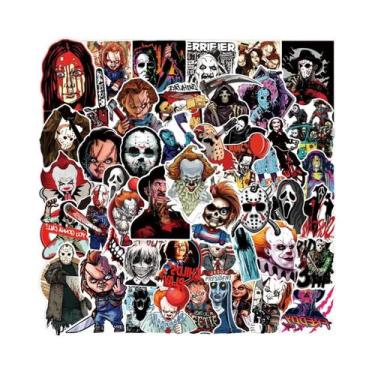 Imagem de Adesivos De Personagens De Filmes De Terror 50 Peças Misturadas, Decal