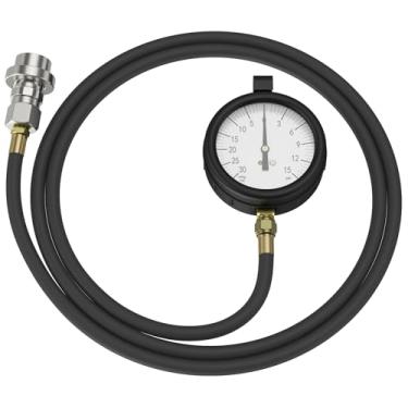 Imagem de Moker TU-32-6 6,6L GM Duramax Kit de teste de pressão e vácuo de combustível diesel – calibre de 8,9 cm com mangueira de 1,8 m e acoplador rápido – Diagnóstico preciso do sistema de combustível para