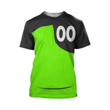 Imagem de Camiseta Unissex 3D Omnitrix Ben10 Cosplay Manga Curta Harajuku Y2k De