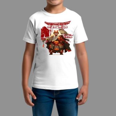 Imagem de Camisetas Infatil 100% Algodão Casual Estilosa Gola Redonda Toki Sinis
