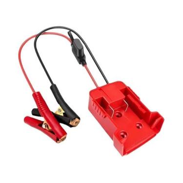 Imagem de Cabo De Partida Auxiliar 18V Com Bateria E Fusível Para Makita, DeWalt