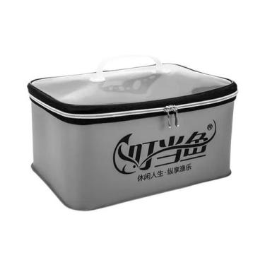 Imagem de Caixa De Pesca Dobrável Em EVA Para Peixes Vivos 4L 6L 10L 14L Recipie