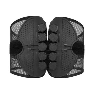 Imagem de Cinta De Suporte Lombar Respirável Em Malha Corretora De Postura Com C