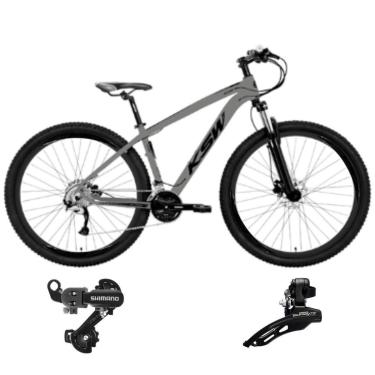 Imagem de Bicicleta Ksw Xlt Aro 29 21v Index Mtb Alum Suspensão 80mm Cambios Shimano-Unissex