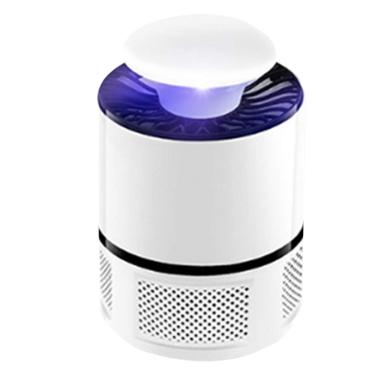Imagem de Lâmpada Elétrica USB de Matar Mosquitos LED com Repelente Controlado Óptico Luz 360 Fluxo Giratório Ultra-Silencioso Baixo Ruído Consumo Energia Desig