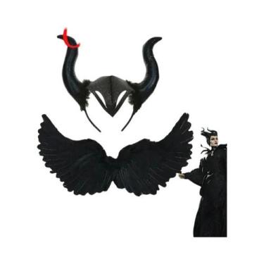 Imagem de Tiara De Maleficent Para Crianças, Acessório De Fantasia Da Rainha Mal