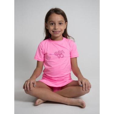 Imagem de Camiseta Dry Cool Infantil Vector Manga Curta Rosa Claro - Bravo, 14