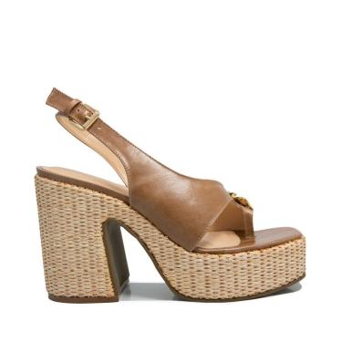 Imagem de Sandalia Cecconello Couro Marrom 