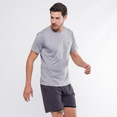 Imagem de Camiseta Poliamida Masculina Marcio May Fitness Vivant Cinza-Masculino