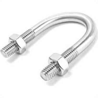 Imagem de Abracadeira Tipo ''U'' Vergalhao 3X3/8 25 Pecas A4031 - PERFILACO