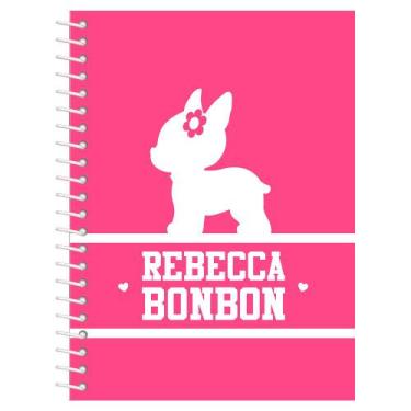 Imagem de Caderno Rebecca Bonbon RB Universitário Meninas Coleção 2025, Rosa - R