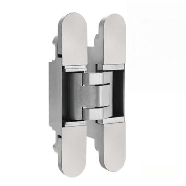 Imagem de Dobradiça invisível tridimensional ajustável, porta dobrável oculta, porta de m