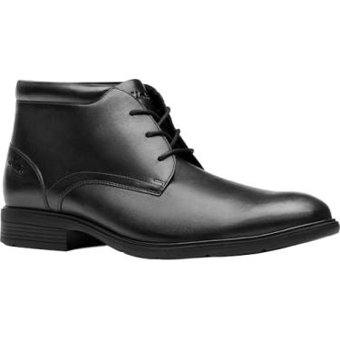 Imagem de Clarks Bota masculina Steadwell Mid Oxford, Couro preto, 44