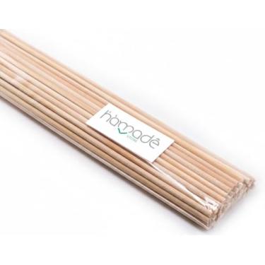 Imagem de Hamadê Store Kit 50 Varetas 35cm para Refil de Aromatizador e Difusor de Ambiente, Frasco Grande