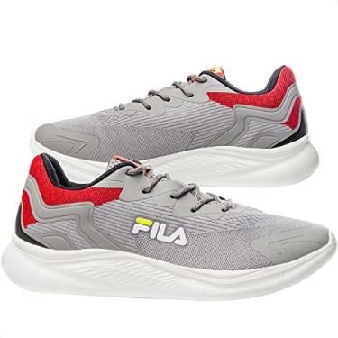 Imagem de Fila Tênis Masculino Force Cinza/Vermelho/Limao Tamanho 40