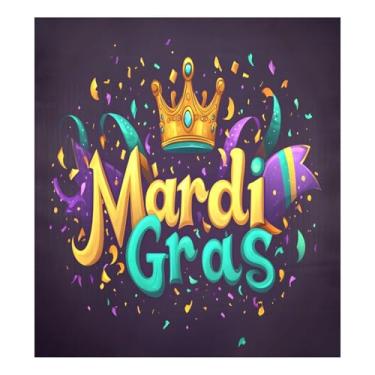 Imagem de Blueangle Capa magnética para lava-louças de carnaval, decoração de capa frontal de lava-louças, adesivos de eletrodomésticos, adesivos de eletrodomésticos, adesivo magnético decorativo de 58 cm C x