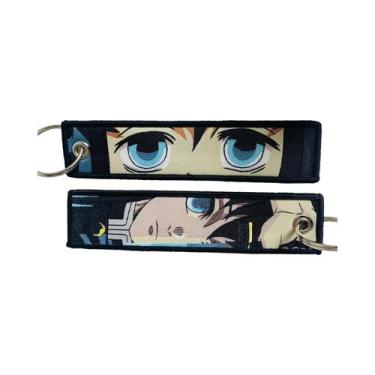 Imagem de Chaveiro De Anime Japonês Com Bordado Legal, Tags Para Chaves De Motos