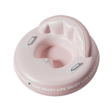 Imagem de menolana Boia de neve com alças, trenó inflável e reforçado para adultos e crianças, ideal para esportes aniversários, Rosa