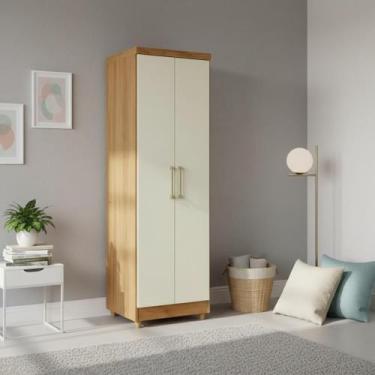 Imagem de Multiuso Armário Sapateira 2 Portas Lavanderia Com Pés - Repleta, Cedr