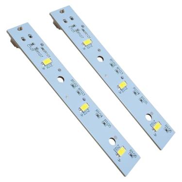 Imagem de SURPOUF 2 peças WR55X26671 Placa de luz LED para refrigeradores compatíveis com GE wr55X26671 lâmpada de substituição de refrigeradores LED 4468532 AP6035586 PS11767930