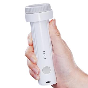 Imagem de Vacbird Bomba de vácuo elétrica sem fio para sacos de armazenamento a vácuo, bomba de ar de viagem, bolsa de vedação a vácuo portátil tipo C para roupas, cobertores e roupas de cama