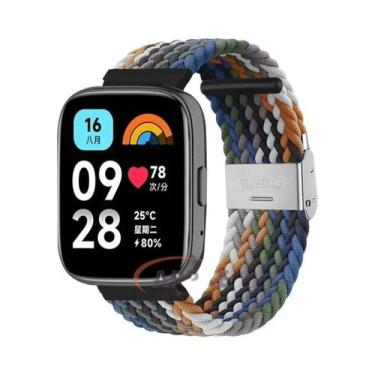 Imagem de Pulseira Elástica Trançada De 22mm Para Redmi Watch 3/5 Lite, Ajustáve