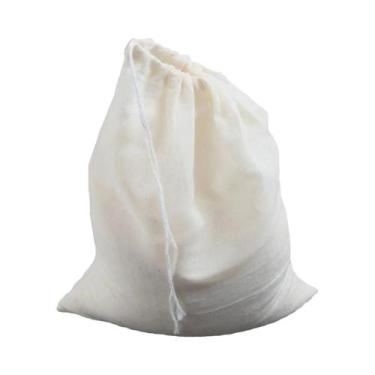 Imagem de Saco De Pano De Queijo Reutilizável 30x45cm Para Leite De Soja, Filtro