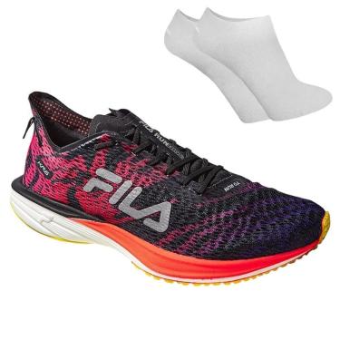 Imagem de Kit Tênis Fila KR6 Feminino + Par De Meia