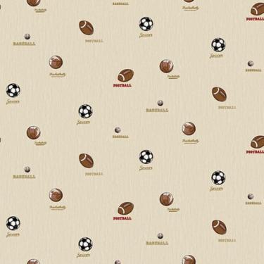 Imagem de Papel de Parede All Kids Esportes H2910502 - Rolo: 10m x 0,53m
