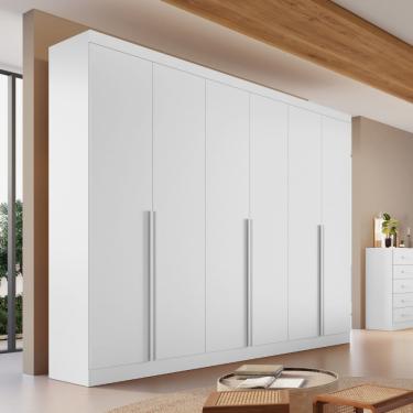 Imagem de Guarda Roupa Casal 6 Portas em MDF Alvorada Bianchi