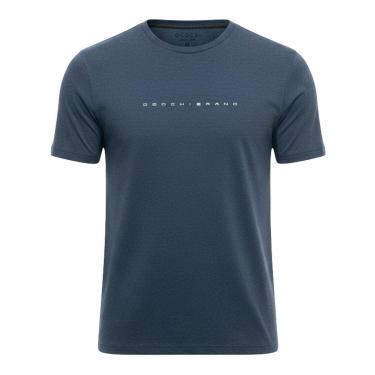 Imagem de Camiseta OgochI Masculina Azul Médio Og Brand-Masculino