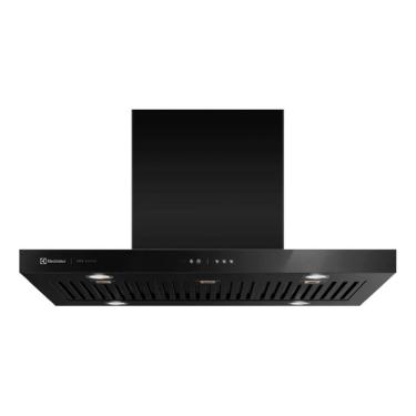 Imagem de Coifa De Ilha 90cm Preta Touch Baffle Pro 127v - Electrolux