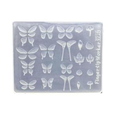 Imagem de Moldes De Silicone Para Unhas Com Design De Janela Floral Barroca Retr