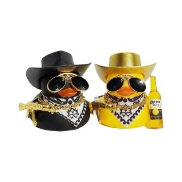 Imagem de Decoração De Painel De Carro Pato Da Sorte, Presente De Natal Fofo E E